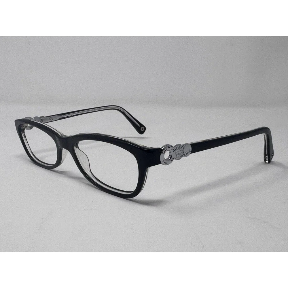 Coach Eyeglass Frames HC6014T Elise 48-15-135 Black/Crystal 5048